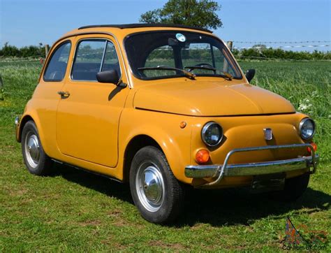 1970 Fiat 500l Original Classic In Positano Yellow