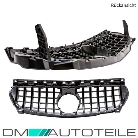 Kühlergrill Schwarz glanz passt für Mercedes W117 CLA ab 2013 2016 auch