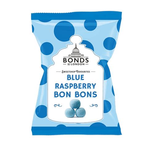 Original Bonds Of London Blue Raspberry Bon Bons Bag Sugar