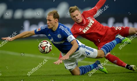 Schalkes Benedikt Hoewedes Left Colognes Yannick Editorial Stock Photo