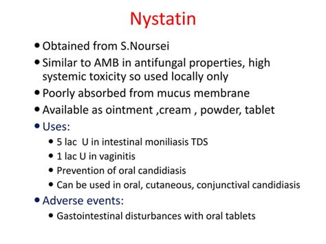 Antifungal drugs | PPT