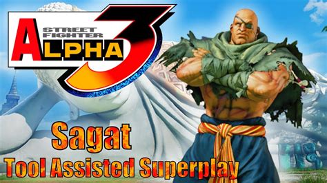 Tas Street Fighter Alpha Arcade Cps Sagat Full Perfect