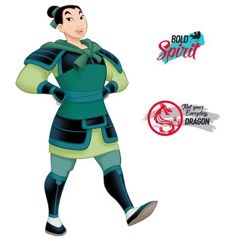 Mulan: Warrior Mulan RealBig - Officially Licensed Disney Removable Wa ...