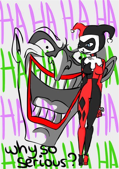 Why So Serious Harley By Iggysaur On Deviantart