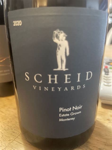 2021 Scheid Vineyards Pinot Noir Monterey USA California Central