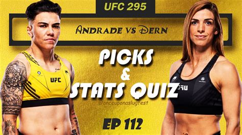 UFC 295 Picks Stats Quiz Jessica Andrade Vs Mackenzie Dern Fight