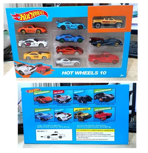Hot Wheels Car Gift Pack Pcs Full Set Toys Games Fun To Have Modern And Trendy