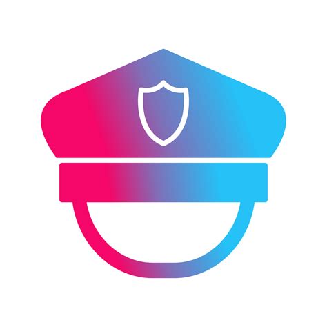 Police Hat Vector Icon 19641279 Vector Art at Vecteezy