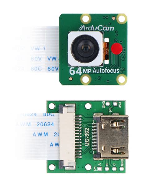 64MPx fotoaparát s autofocusem pro Raspberry Pi CSI HDMI adaptér