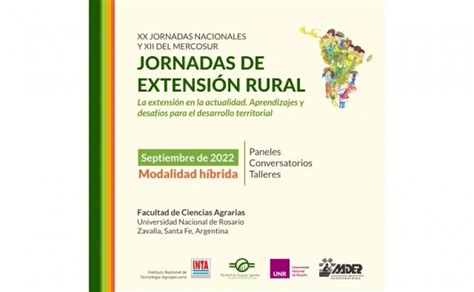 Agroavances Xx Jornadas Nacionales Y Xii Del Mercosur De Extensi N