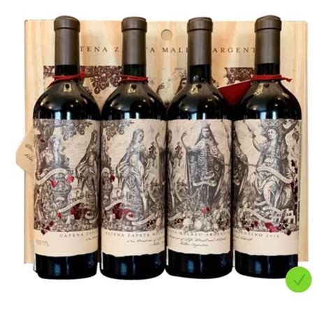 Vino Malbec Argentino Angelica Zapata Caja X 4 Botellas Envío gratis