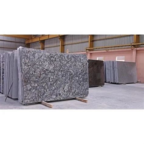 Steel Grey Granite Slab Rectangular Thickness 15 20 Mm At Rs 130