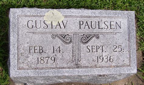 Gustav Paulsen 1879 1936 Mémorial Find A Grave