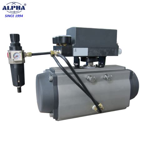 Alpha C Black Single Acting Rt K Pneumatic Actuator For Valve