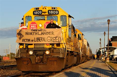 Railpicturesca Jay Brooks Photo Ontario Northland Employees Display