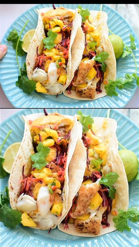 Fish Tacos With Honey Lime Cilantro Slaw Artofit