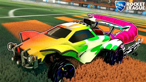 Joguei Os Novos Itens Coloridos De Slurpee No Rocket League Youtube