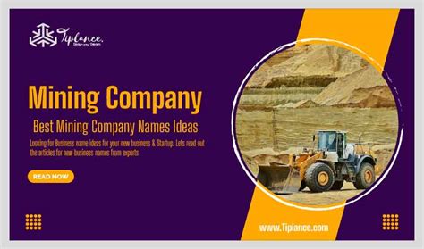 Best Mining Company Names Ideas Tiplance