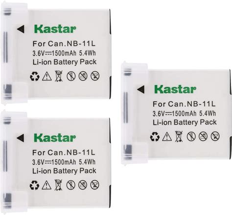 Amazon Kastar Pack Battery Replacement For Canon Nb L Ixy