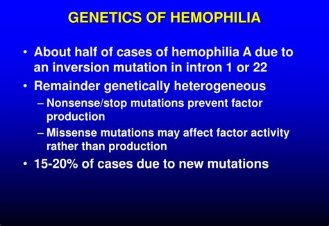 Ppt Hemophilia Powerpoint Presentation Free Download Id 382249