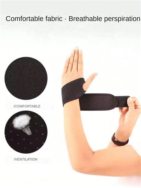 1pc Black Sports Sprain Wrist Tendon Sheath Tendon Sheath Joint