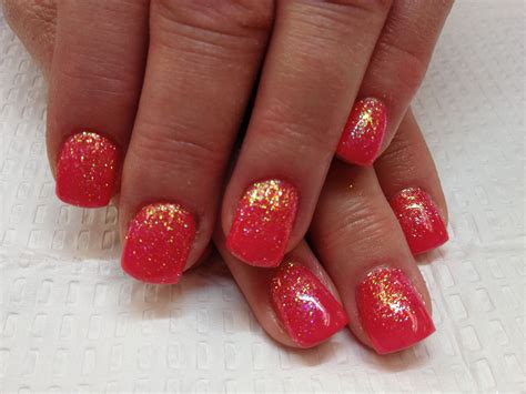 Cnd Shellac Tropixglitter Shellac Nail Colors Shellac Nails Red Nails