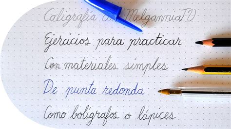 Letra Bonita Con Materiales Sencillos Tutorial De CaligrafÍa