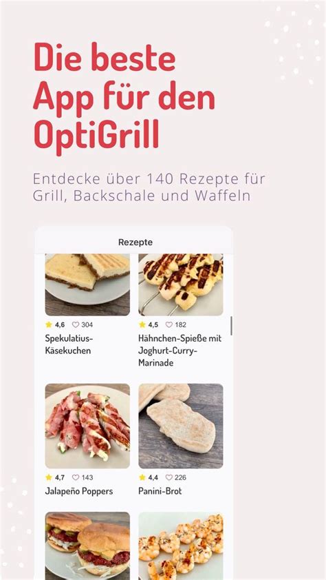 OptiWelt App beste App für den Tefal OptiGrill Video Rezepte