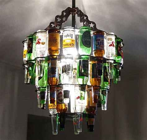 Beer Bottle Chandelier Funny Bizarre Amazing Pictures And Videos