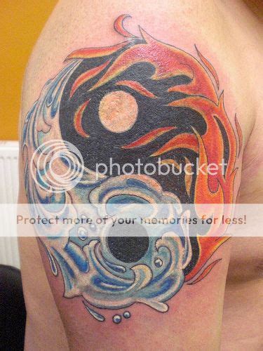 Tattoo - Yin Yang Fire And Ice Photo by marbucketspace | Photobucket