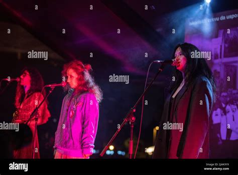 May Th Zagreb Croatia Pussy Riot A Russian Feminist Protest Band Performing As Part