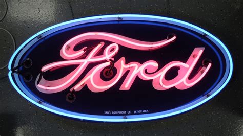 Ford Neon Sign 48x24 at Kissimmee 2015 as Z726 - Mecum Auctions