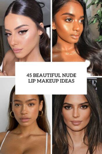 Beautiful Nude Lip Makeup Ideas Styleoholic