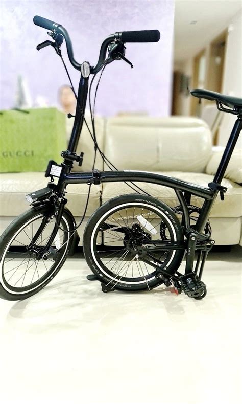 Brompton P Line Midnight Black From France Sports Equipment Bicycles