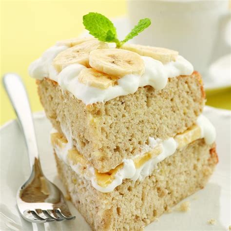 Banana Cream Layer Cake Recipe Eatingwell