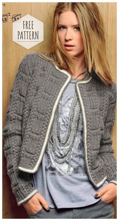 Crochet Pattern Chanel Jacket Ava Crochet