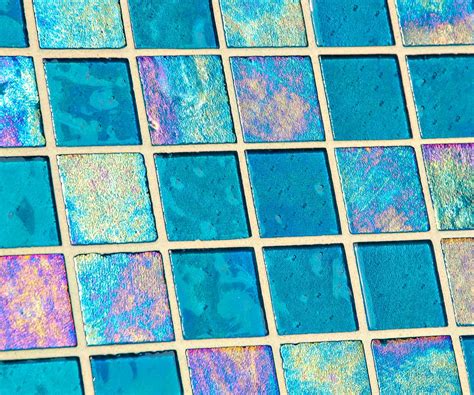 Swimming Pool Glass Tile Turquoise Lightstreams