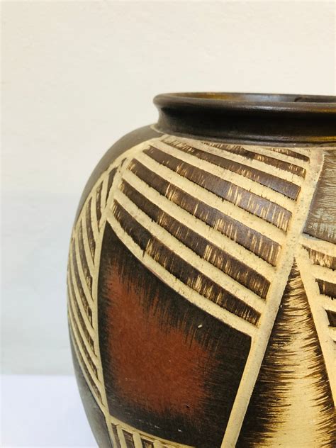 Sgraffito Sawa Vase From Ritz Keramik S For Sale At Pamono