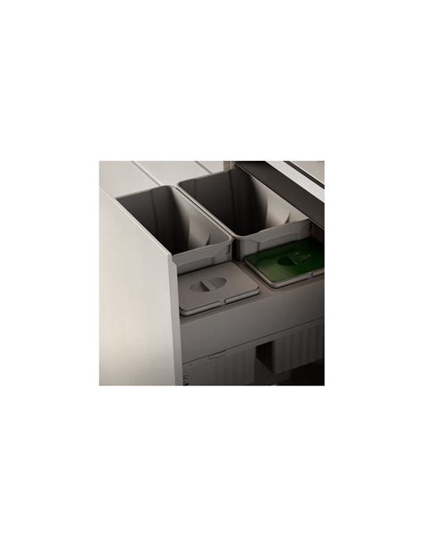 600mm Gollinucci Waste Bin 85l Kitchen Rubbish Door 580 Gy