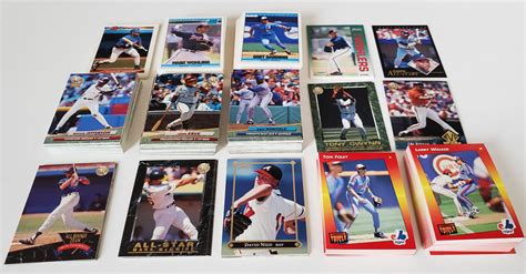 1992 BASEBALL Bowman Donruss Fleer Ultra Leaf Triple Play Personal