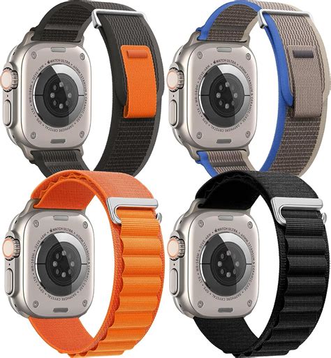 4 Pack Alpine Loop And Trail Loop Compatible With Apple Watch Band 42mm