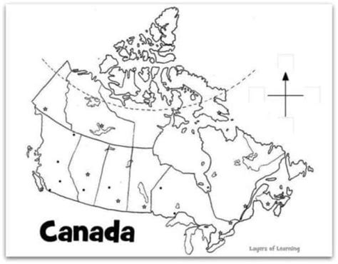 Canada Printable Map