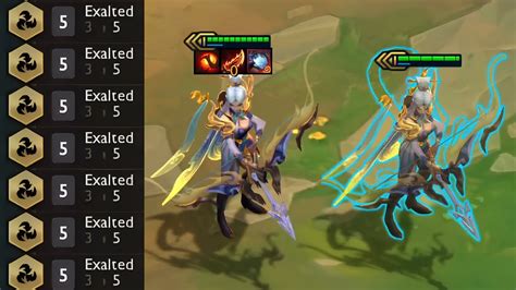 5 Exalted Is Broken Double 3 Star Ashe Ft Lissandra ⭐⭐⭐ Tft Set 11