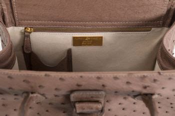 Borse Da Donna Beige Pelle In Struzzo By Alfredo Beretta Milano