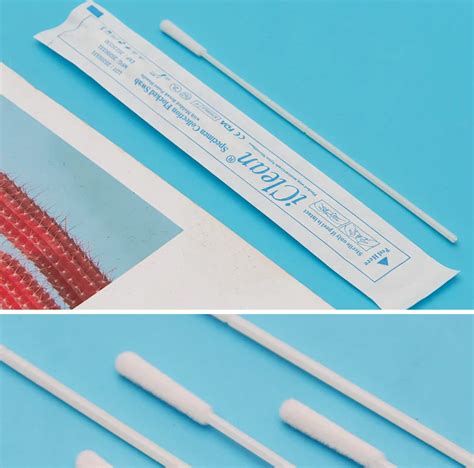 Plastic Wooden Stick Disposable Dna Flocked Buccal Sampling Stuart