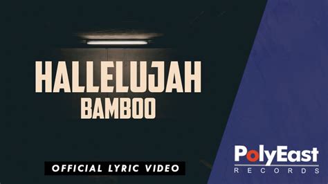 Bamboo - Hallelujah - (Official Lyric Video) - YouTube