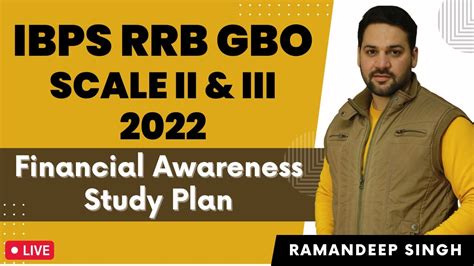 Ibps Rrb Gbo Scale Financial Awareness Study Plan Youtube