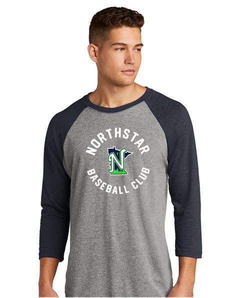 Northstar Baseball Club Raglan 34 Sleeve Loudly