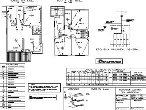 Diagrama Unilineal Electrico De Una Casa Esquema Unifilar De