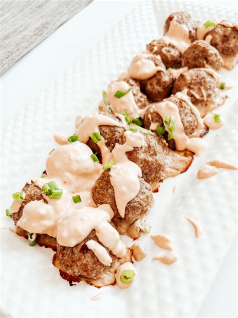 Turkey Meatballs And Spicy Aioli Gluten Free Low Carb Keto